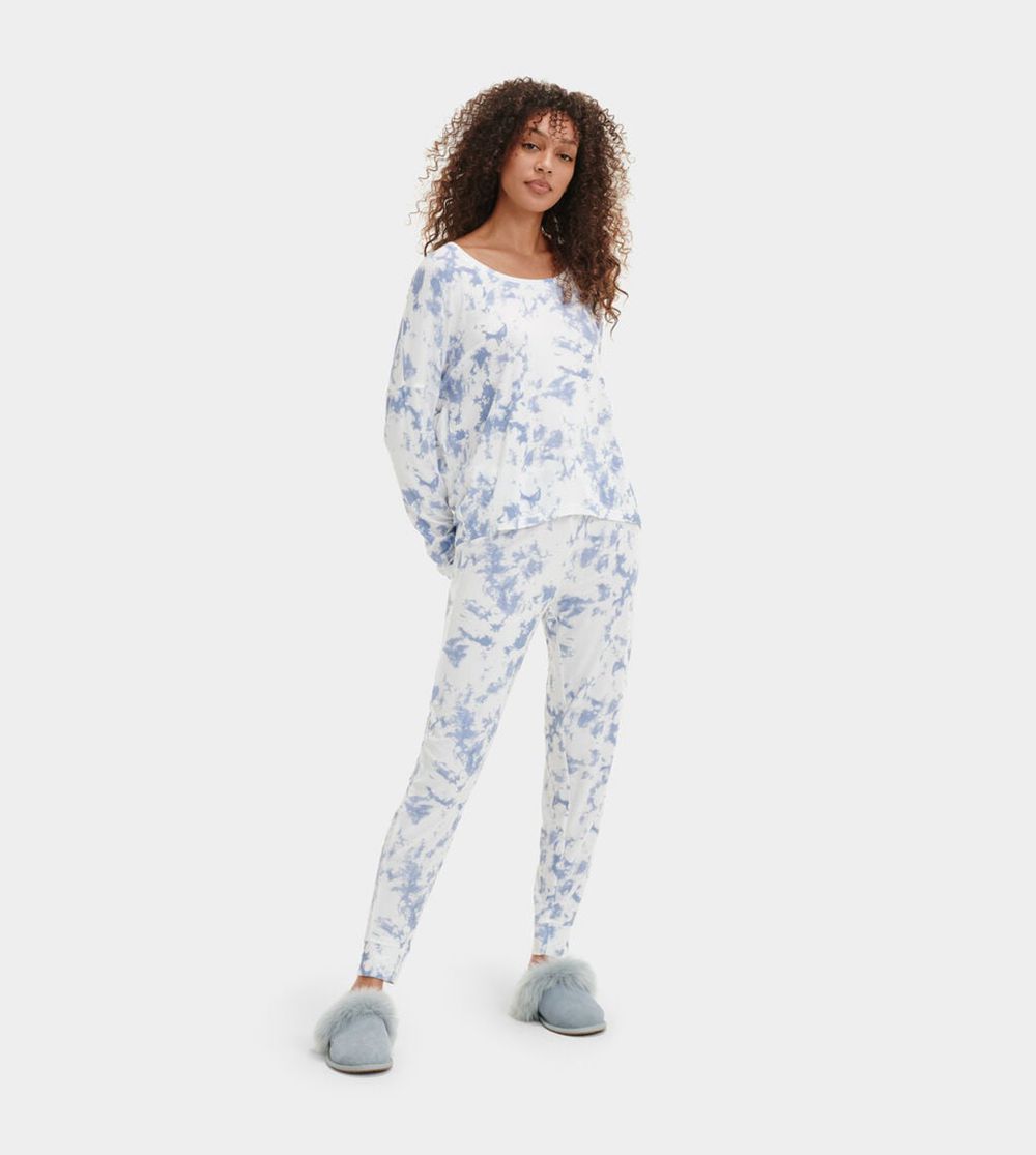 Ugg Sleepwear Womens - Ugg Birgit Print Lounewear Set Whirlpool Tie Dye - 429WOHXPQ